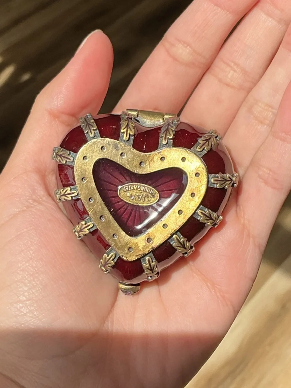 Jay Strongwater Trinket Box with Swarovski Crystals - Picture 3 of 6